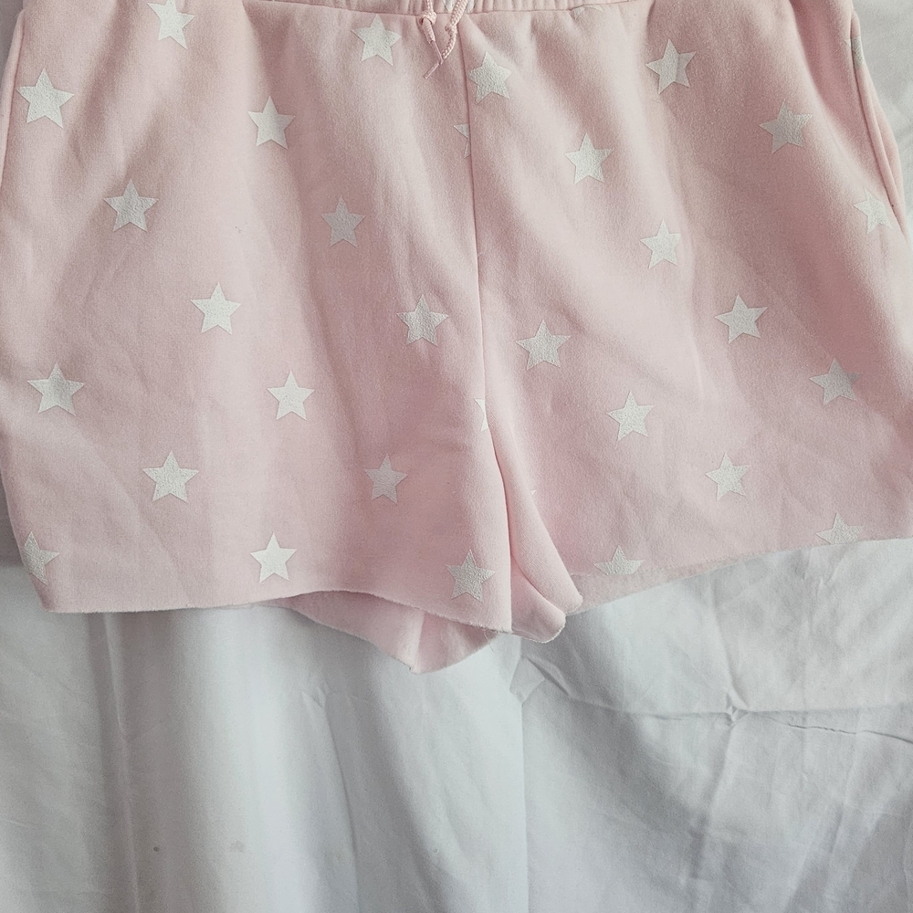& Other Stories Pink Star Patterned Shorts